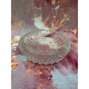 Vintage mid-century glass ashtray